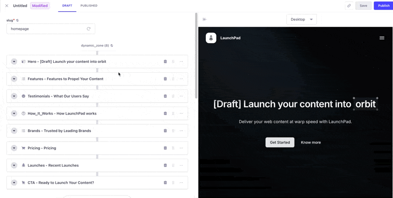 Strapi v5(v5.23.3)的内容预览